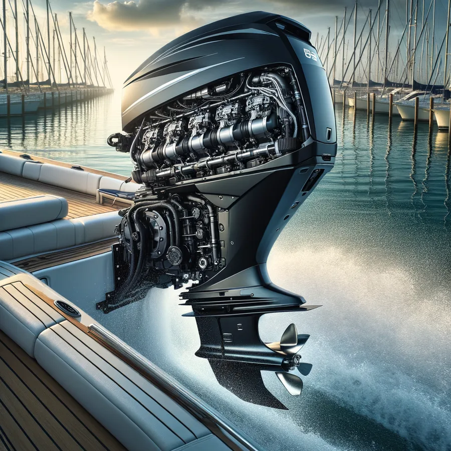 Professional outboard engine service